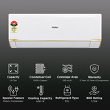 Haier 1.7 Ton 5 Star Desert Rose Heavy Duty Hexa Inverter Split AC (2026 Model, HSA20DSD-GAI5NB-I, 7-in-1 Convertible, Wi-Fi, AI-AtmoX, Human Presence Detection, Gold Deco Strip)