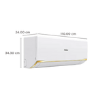 Haier 1.7 Ton 5 Star Desert Rose Heavy Duty Hexa Inverter Split AC (2026 Model, HSA20DSD-GAI5NB-I, 7-in-1 Convertible, Wi-Fi, AI-AtmoX, Human Presence Detection, Gold Deco Strip)