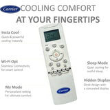 Carrier 1.50 T 20K XPERT LUMO FXi Wi-Fi 5 Star Alpha Hybridjet (2.0) CAI20PL5R35W0 Convertible 6 in 1 Flexi Cool Top HD Filter (Xpert) with PM 2.5 Micron Filter Inverter Split Air Conditioner (2025 Model, White)