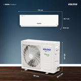 Voltas 2 Ton 5 Star Convertible 5-in-1 Inverter Split AC (2024/2026 Model, 245INV Vectra Plush, 100% Copper Condenser, 2-Way Swing, White)