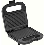 Bajaj 2 Slice SWX 6 SANDWICH TOASTER (270112) 800 W Non-Stick Coated Plates Neon Indicator with Storage Buckle Clips Lock Grill+Toast Sandwich Toaster (Black)