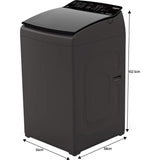 Whirlpool 7.50 kg SW Pro Plus H 7.5KG MidNight Grey 10YMW (31558) 5 Star Spiro Wash Action Fully Automatic Top Load Washing Machine (MidNight Grey)