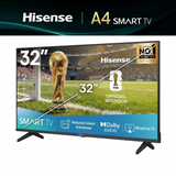 Hisense A4Q Series HD Ready/Full HD Dolby Audio & 60 Hz 4K AI Upscaler VIDAA Smart OS & HDR10 Voice Remote Control Smart LED Google TV (Black)