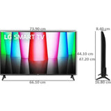 LG LR573 Series HD Ready Active HDR, HDR10, HLG with AI Sound ThinQ AI Resolution Upscaling Magic Remote Control α5 Gen6 AI Processor WebOS Smart LED TV (2025 Edition, Black)