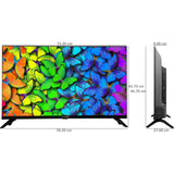 Lloyd 81.28 Centimeter (32) 32WS500G HD Ready HDR10 & HLG, Dual Band Wi-Fi 2 Way Audio with Dolby Audio Magic Remote Compatible WebOS Smart QLED TV (2025 Edition, Black)