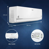 Whirlpool 1.5 Ton 3 Star 3D Cool Inverter Split AC (2026 Model, 3D COOL 15T 3S INV EXP S6M2PP0, Convertible 5-in-1, Copper, PM 0.3 Filter, White)