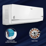 Whirlpool 1.5 Ton 3 Star 3D COOL PRO 15T 3S INV EXP S6M2PP0 41503 Inverter Split AC (5-in-1 Convertible, HD Filter, Turbo Chill, 100% Copper Condenser, 2026 Model, White)