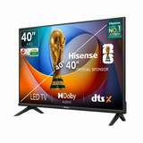 Hisense A4Q Series HD Ready/Full HD Dolby Audio & 60 Hz 4K AI Upscaler VIDAA Smart OS & HDR10 Voice Remote Control Smart LED Google TV (Black)