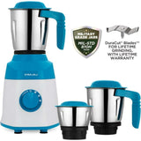 Bajaj 3 Jars Military Series Finito 600W French (410591) Mixer Grinder (French Blue)