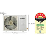 Whirlpool 1.5 Ton 3DCool 15T 5S INV EXP S3J3AJ0 (41436) 5 Star 6th Sense Indicator Inverter 5 in 1 Convertible Split Air Conditioner (2023 Model, White)