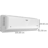 Whirlpool 1.5 Ton 3DCool 15T 5S INV EXP S3J3AJ0 (41436) 5 Star 6th Sense Indicator Inverter 5 in 1 Convertible Split Air Conditioner (2023 Model, White)