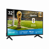 Hisense A4Q Series HD Ready/Full HD Dolby Audio & 60 Hz 4K AI Upscaler VIDAA Smart OS & HDR10 Voice Remote Control Smart LED Google TV (Black)