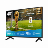 Hisense A4Q Series HD Ready/Full HD Dolby Audio & 60 Hz 4K AI Upscaler VIDAA Smart OS & HDR10 Voice Remote Control Smart LED Google TV (Black)