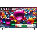LG UA8250 Series 4K Ultra HD ThinQ 4K Super Upscaling Filmmaker Mode with Dolby Atmos AI Magic Remote Control α7 AI Processor Gen8 Processor WebOS Smart LED TV (2025 Edition, Black)
