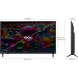LG UA8250 Series 4K Ultra HD ThinQ 4K Super Upscaling Filmmaker Mode with Dolby Atmos AI Magic Remote Control α7 AI Processor Gen8 Processor WebOS Smart LED TV (2025 Edition, Black)