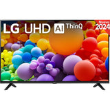 LG 109 Centimeter (43) 43UT73006LA.ATR Series UT73 4K Ultra HD ThinQ AI 4K Upscaling with Filmmaker Mode AI Magic Remote Control α5 AI Processor 4K Gen7 Processor WebOS Smart LED TV (2024 Edition, Black)