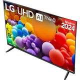 LG 109 Centimeter (43) 43UT73006LA.ATR Series UT73 4K Ultra HD ThinQ AI 4K Upscaling with Filmmaker Mode AI Magic Remote Control α5 AI Processor 4K Gen7 Processor WebOS Smart LED TV (2024 Edition, Black)