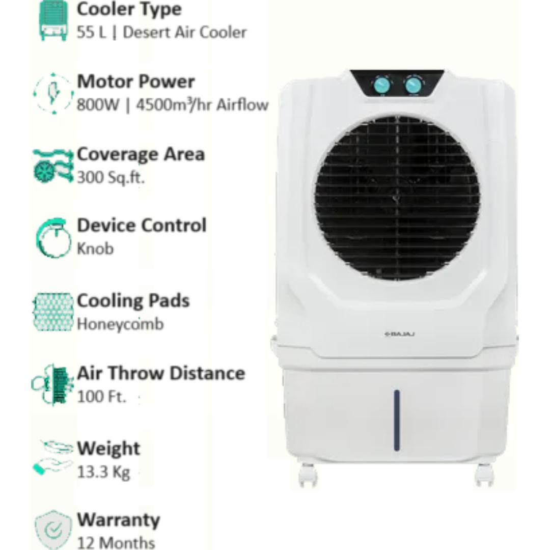 Desert Cooler Bajaj Air Cooler With Honeycomb Pads Bajaj L