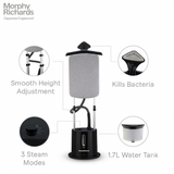 Bajaj Vogue Professional Upright GS (500022) 1.7 L Tank 2000 W 3 Operations Modes Kills 99.9% Bacteria Garment Steamer Iron (Black)