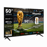 Hisense A4Q Series HD Ready/Full HD Dolby Audio & 60 Hz 4K AI Upscaler VIDAA Smart OS & HDR10 Voice Remote Control Smart LED Google TV (Black)