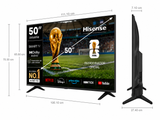 Hisense A4Q Series HD Ready/Full HD Dolby Audio & 60 Hz 4K AI Upscaler VIDAA Smart OS & HDR10 Voice Remote Control Smart LED Google TV (Black)