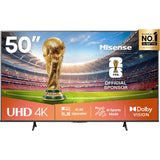 Hisense A6Q Series 4K Ultra HD Dolby Vision & 60 Hz 4K AI Upscaler VIDAA U8.5 OS & HDR10 / HDR10+ Remote Control Smart LED TV (Black)