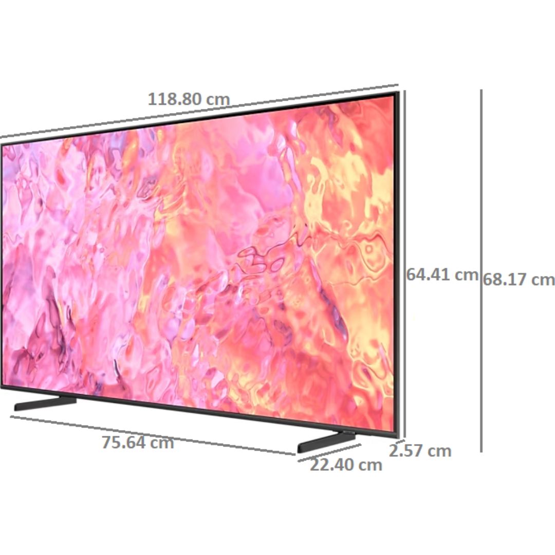 Samsung 125 Centimeter (50) QA50Q60CAKLXL 6 Series Quantum Processor Lite 4K Ultra HD with Bezel-less Display Tizen Smart QLED TV (Pantone Validated Color)