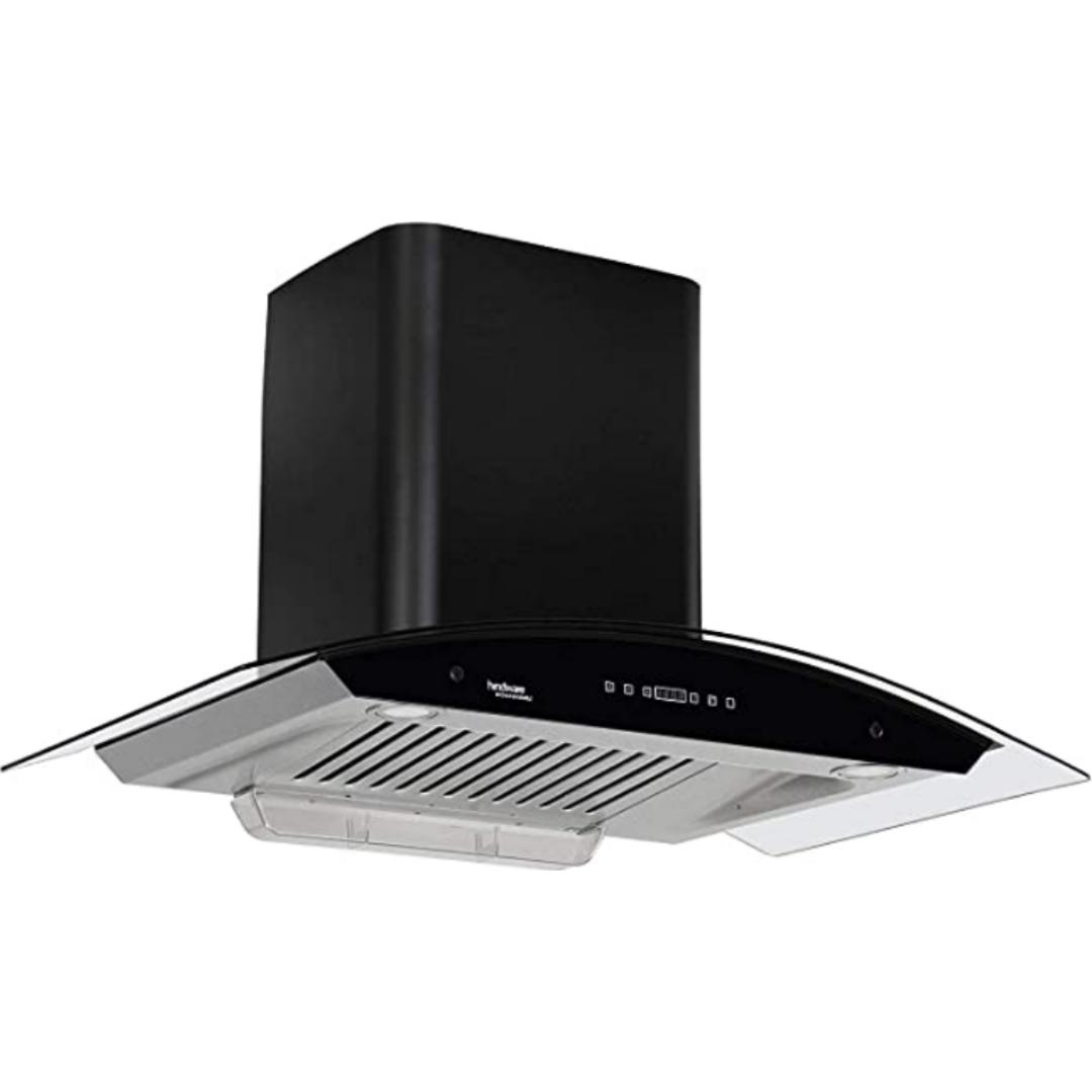 Hindware 90 Centimeter KA Cookerhood Oasis Black Autoclean 90 518027 Value Plus India