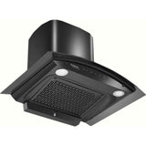 Hindware 90 Centimeter KA Cookerhood Celesia Blk Autoclean 90 IN (521459) 1500 m³/hr Auto Clean Touch & Gesture Control Filterless Wall Mounted Chimney (Black)