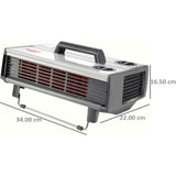 Hindware 2000 W Atlantic Agnivo Heat Convector-L2 (521614) Climate Control Fan Room Heater (Grey)