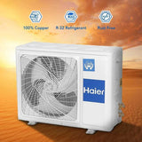 Haier 1.5 Ton 3 Star Hexa Inverter Split AC (2026 Model, 7-in-1 Convertible, Wi-Fi, Frost Self Clean, 100% Copper, HSA52VP-G3NB-I, White Gold)