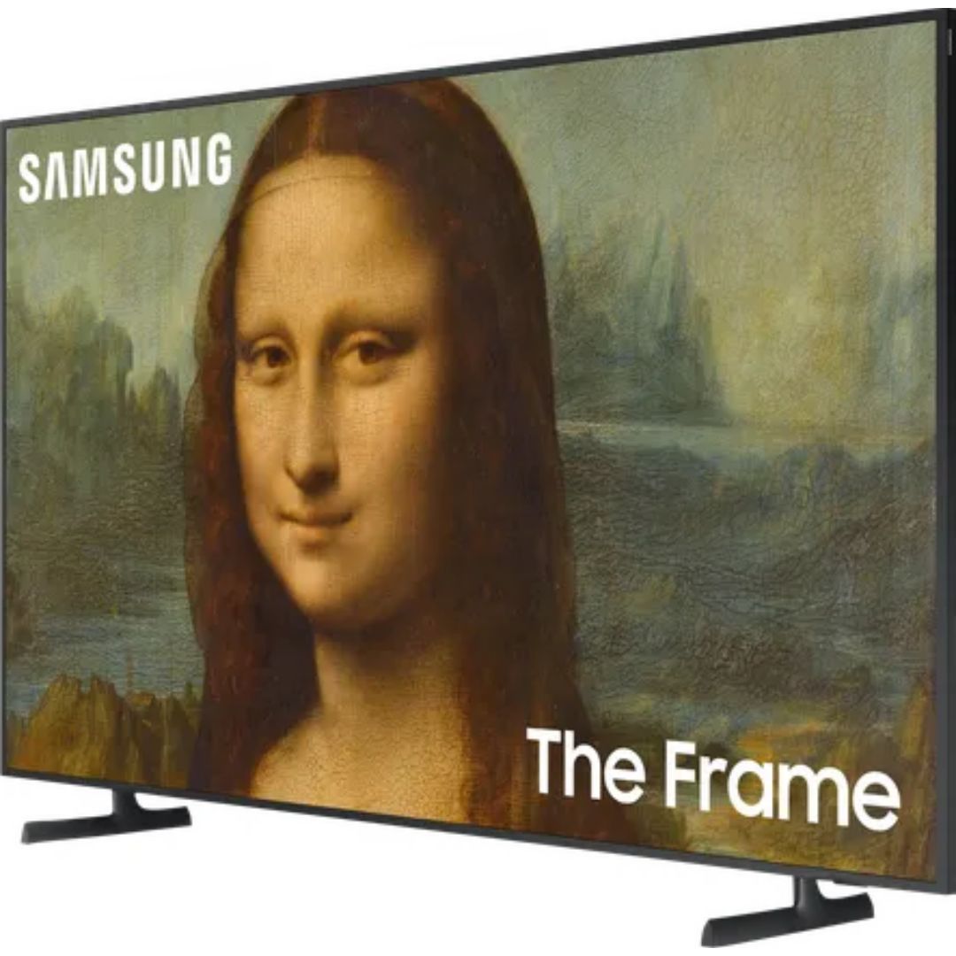 Samsung 138 Centimeter (55) QA55LS03BAKLXL LS Frame Quantum Processor 4K Ultra HD Matte Display with Alexa Compatibility Tizen Smart QLED TV (Black)