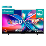 Hisense Q6Q Series 4K Ultra HD Dolby Vision & Atmos AI 4k Upscaler & Game Mode Plus 144 Hz with VIDAA U9 OS & HDR10+ Remote Control Smart QLED TV (2026 Edition, Black)