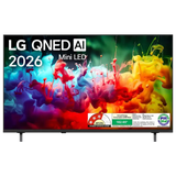 LG QNED70 Series 4K Ultra HD WebOS 26 ThinQ 4K Super Upscaling with Filmmaker Mode™ AI Picture Pro Dolby Atmos VRR 60Hz Refresh Rate AI Magic Remote Control α7 AI 4K Gen9 Processor evo QNED MiniLED TV (2026 Edition, Black)