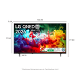 LG QNED70 Series 4K Ultra HD WebOS 26 ThinQ 4K Super Upscaling with Filmmaker Mode™ AI Picture Pro Dolby Atmos VRR 60Hz Refresh Rate AI Magic Remote Control α7 AI 4K Gen9 Processor evo QNED MiniLED TV (2026 Edition, Black)