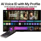 LG QNED8BA6A 8BA Series 4K Ultra HD ThinQ AI 4K Super Upscaling with Filmmaker Mode™ Dolby Atmos AI Magic Remote Control α7 AI Processor 4K Gen8 Processor WebOS 25 Smart QNED TV (2025 Edition, Black)