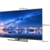 Haier 140 Centimeter (55) 55S8GT S8 Series Google TV With Far-Field & Micro Dimming Smart LED TV (Grey)