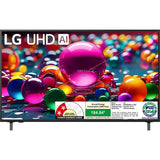 LG UA8250 Series 4K Ultra HD ThinQ 4K Super Upscaling Filmmaker Mode with Dolby Atmos AI Magic Remote Control α7 AI Processor Gen8 Processor WebOS Smart LED TV (2025 Edition, Black)