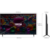 LG UA8250 Series 4K Ultra HD ThinQ 4K Super Upscaling Filmmaker Mode with Dolby Atmos AI Magic Remote Control α7 AI Processor Gen8 Processor WebOS Smart LED TV (2025 Edition, Black)