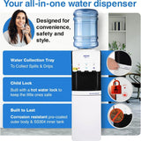 Voltas 3.5 L WDMinimagicSpringFSPlus-6210385 Hot, Cold & Normal Top Load Water Dispenser (White)