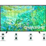 Samsung 163 Centimeter (65) UA65CU8000KLXL 8 Series 4K Ultra HD with Adaptive Sound Q-Symphony Crystal 4K Ultra HD Tizen Smart LED TV (2023 Model, Dynamic Crystal Color)