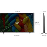 LG NANO83A6A 83A Series 4K Ultra HD ThinQ AI 4K Super Upscaling with Filmmaker Mode™ Dolby Atmos AI Magic Remote Control α7 AI Processor 4K Gen8 Processor WebOS 25 Smart Nanocell LED TV (2025 Edition, Black)