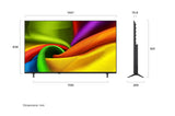 LG NU880 Series 4K Ultra HD WebOS 26 ThinQ 4K Super Upscaling with Filmmaker Mode™ AI Picture Pro Dolby Atmos VRR 60Hz Refresh Rate AI Magic Remote Control α7 AI 4K Gen9 Processor NanoCell LED TV (2026 Edition, Black)