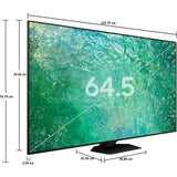 Samsung 138 Centimeter (55) QA55QN85CAKLXL 8 Series Neural Quantum Processor 4K Ultra HD with Bezel-less Display Tizen Smart Neo QLED TV (Titan Black)