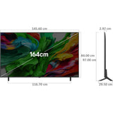 LG QNED8GA6A 8GA Series 4K Ultra HD ThinQ α8 AI 4K Super Upscaling with Filmmaker Mode™ AI Picture Pro Dolby Vision & Atmos AI Magic Remote Control α8 AI Processor 4K Gen2 Processor WebOS 25 MiniLED Smart QNED TV (2025 Edition, Black)