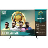 Hisense A6Q Series 4K Ultra HD Dolby Vision & 60 Hz 4K AI Upscaler VIDAA U8.5 OS & HDR10 / HDR10+ Remote Control Smart LED TV (Black)