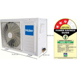 Haier 2.2 T 72SHD-AOW3BN-INV 3 Star Super Heavy Duty 7-in-1 Auto Intelli Convertible Hexa Inverter Split Air Conditioner (2024 Model, White)