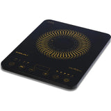 Bajaj Majesty Slim (740076) 1900W Push Button, Touch Panel Control Induction Cooktop (Black)