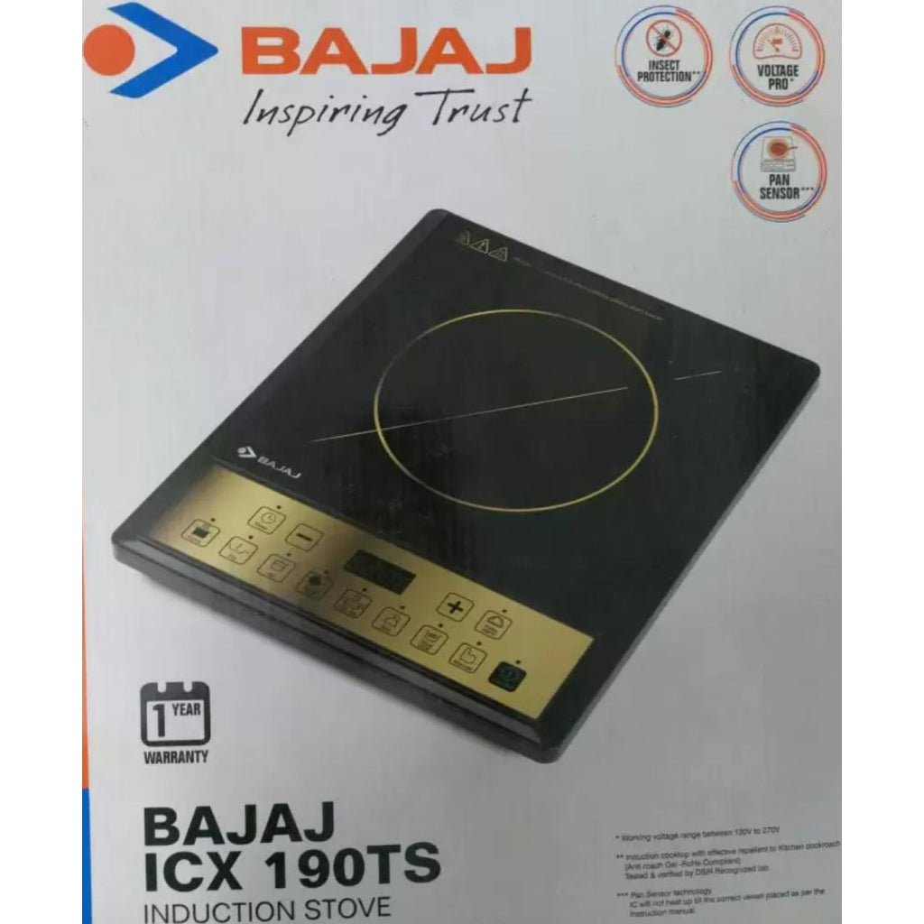 Bajaj ICX 190TS (740303) 1900W Push Button, Touch Panel Control Induct