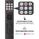Hisense A6Q Series 4K Ultra HD Dolby Vision & 60 Hz 4K AI Upscaler VIDAA U8.5 OS & HDR10 / HDR10+ Remote Control Smart LED TV (Black)